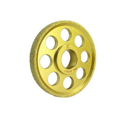 πάχος 30mm μητρών τροχών άλεσης χάλυβα μετάλλων 110mm χρυσό