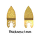 Συγκεκριμένη λεπίδα κεραμιδιών πριονιών Deyi χρυσή ταλαντεμένος 35mm 88mm